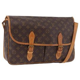 LOUIS VUITTON Bolso de hombro Monogram Gibeciere GM M42246 LV Auth 188421