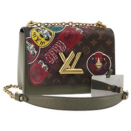 LOUIS VUITTON Monogram Kabuki Twist MM Shoulder Bag M67270 LV Auth 186369SAM