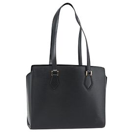 Borsa Tote LOUIS VUITTON Epi Duplex Black M52422 LV Auth ka4922A