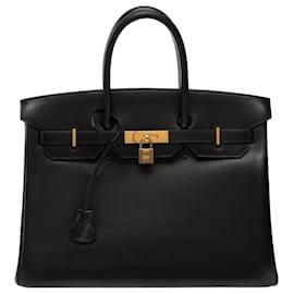 Borsa HERMES Birkin 35 in Pelle Nera - 103674 - Hermès