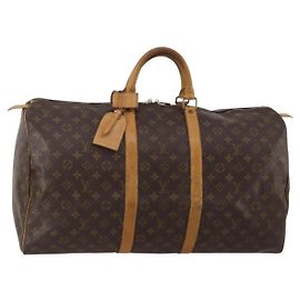 LOUIS VUITTON Borsa Boston Monogram Keepall 55 M41424 LV Auth 188507