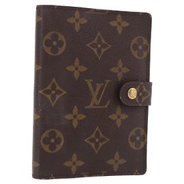 LOUIS VUITTON Funda de Agenda Monogram Agenda PM Day Planner R20005 LV Auth bs35705
