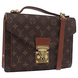 LOUIS VUITTON Borsa a Spalla Monogram Monceau 26 M51187 LV Auth BA13564
