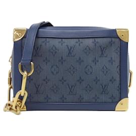 Borsa a tracolla Louis Vuitton Monogram Denim Soft Trunk