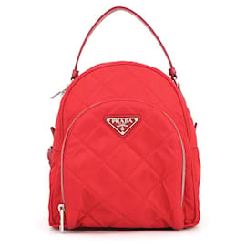 Zaino Prada Tessuto Impunto Quilted Triangle