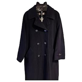Max Mara Wollmantel Navyblau