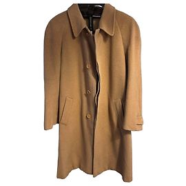 Yves Saint Laurent Cappotto in Lana Camel