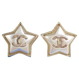 Orecchini Chanel Star dorati argento