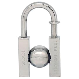 Hermès Hermes LHomme Peut Embellir La Terre Cadena Lock Charm Metal