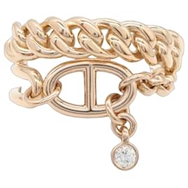 Bague en diamant Chaine d'Ancre Chaos d'Hermès