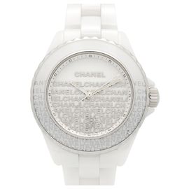Orologio Chanel J12 Wanted da donna in ceramica bianca