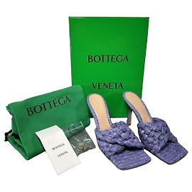Sandali Stretch Bottega Veneta Lavanda Taglia 37.5 (Set completo) Nuovo/Original