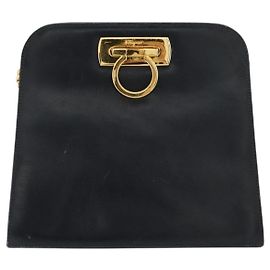 Salvatore Ferragamo Gancini Chain Leather Mini