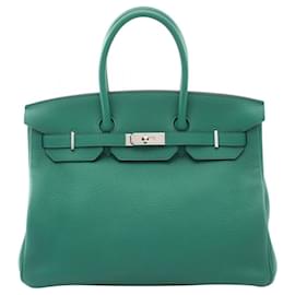 Borsa Hermes Birkin 35 Vert Vertigo - Hermès