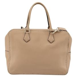 Sac Valentino Garavani Convertible Zip Satchel en cuir avec Micro Rockstuds Medium