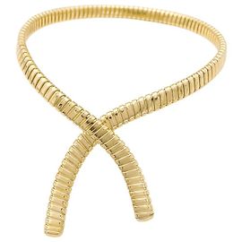 Autre Marque Collana 'Tubogas' incrociata, oro giallo.
