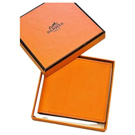 Miroir de sac Hermès en cuir Neuf Boite