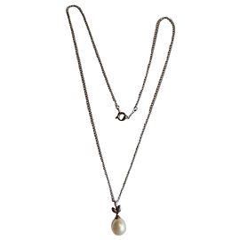 Tiffany & Co Collana con pendente di perla in argento Paloma Picasso