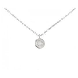 Tiffany & Co Collana Tiffany 1837 Circle in oro bianco 750 e diamanti