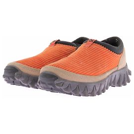 Yves Salomon Schneestiefel Orange Stoff Größe 38