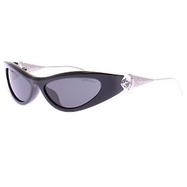 Swarovski Schwarze Sonnenbrille mit Strass