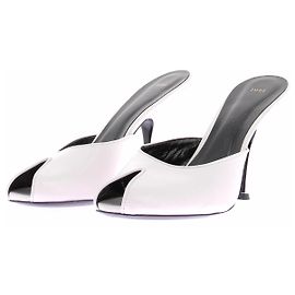 Autre Marque Mule bianche in pelle