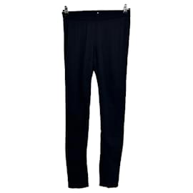 Ann Demeulemeester Leggings aus schwarzer Baumwolle