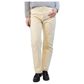 Moleskin-Jeans in Creme - Größe UK 12 - Céline