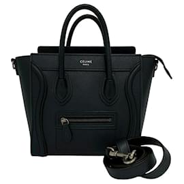 Borsa a mano Celine Luggage Nano Shopper in pelle - Céline