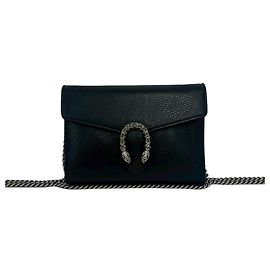 Mini borsa a tracolla Gucci Dionysus in pelle con catena