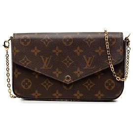Louis Vuitton Pochette Felicie Monogram Marrone