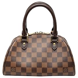 Louis Vuitton Marrone Damier Ebene Mini Ribera