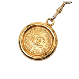 Cintura a maglie Chanel Gold Gold Plated CC Medallion 31 Rue Cambon Paris