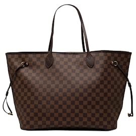Louis Vuitton Marrón Damier Ebene Neverfull GM