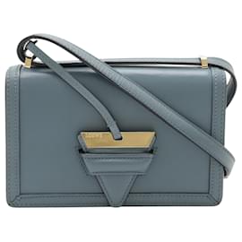 LOEWE Bolsa transversal Barcelona em couro azul tamanho Small