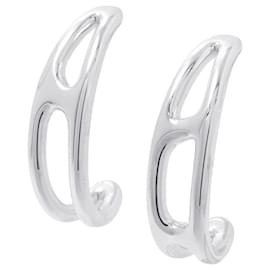 Hermes Chaine d'Ancre Punk Anchor SV925 Silver Earrings - Hermès