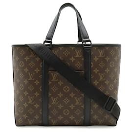 Borsa Weekend Tote PM Louis Vuitton Monogram Macassar