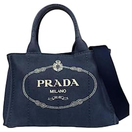 Borsa tote a tracolla Canapa Prada