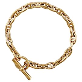 Bracelet Chaine d'Ancre en or rose 18K Hermes - Hermès