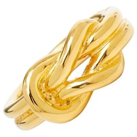 Hermes Atame Scarf Ring in Gold Plated - Hermès