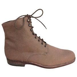 Botas Jil Sander de lona y cuero estado nuevo