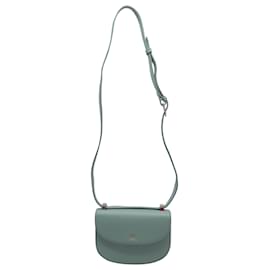 Mini borsa a tracolla Geneve in pelle verde A.P.C. - Apc