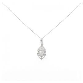 Autre Marque Collana in oro bianco e diamanti Au750