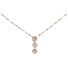 Autre Marque Collana in oro rosa e diamanti Au750/Au585