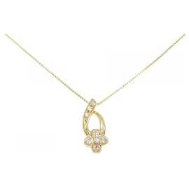 Autre Marque Collana Fiore in Diamanti Au750