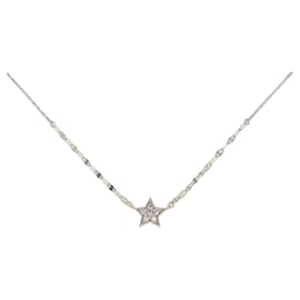 Lilas K10 Yellow Gold Diamond Necklace - Autre Marque