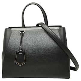 Borsa Fendi 2Jours in pelle nera
