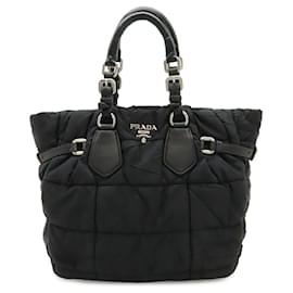 Prada Schultertasche aus Nylon und Leder