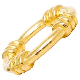 Hermes Boué Schalring mit goldfarbenem Finish - Hermès