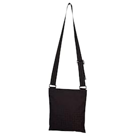 Borsa a tracolla GIVENCHY Vintage Dark Brown 4G Logo Canvas Messenger Crossbody Bag